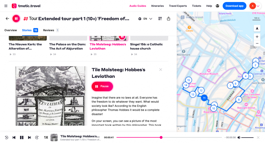 tmatic.travel: Self-guided Audio Tours on the Map screenshot 5