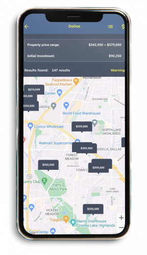 Moneta – Real Estate Investing Mobile Application screenshot 1