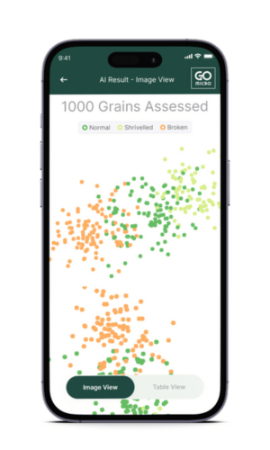 GoMicro - AI-Powered grain quality assessor mobile app screenshot 3