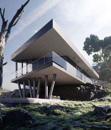 BLACK SHIP / ARCHITECTURAL RENDERING screenshot 4