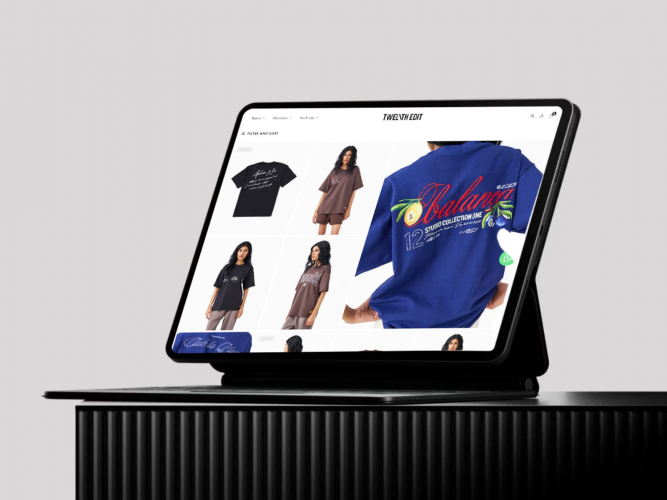 Minimal Streetwear Ecommerce UI UX Web Design screenshot 2