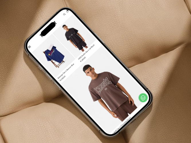 Minimal Streetwear Ecommerce UI UX Web Design screenshot 1