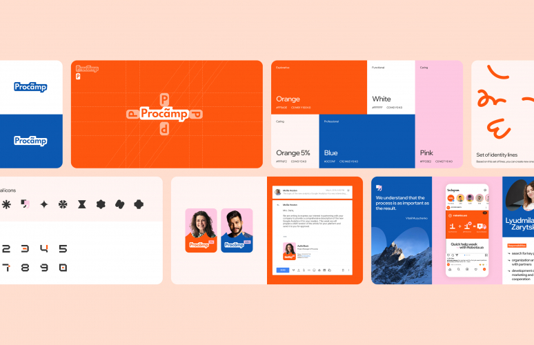 Procamp. Visual Identity. Website screenshot 4