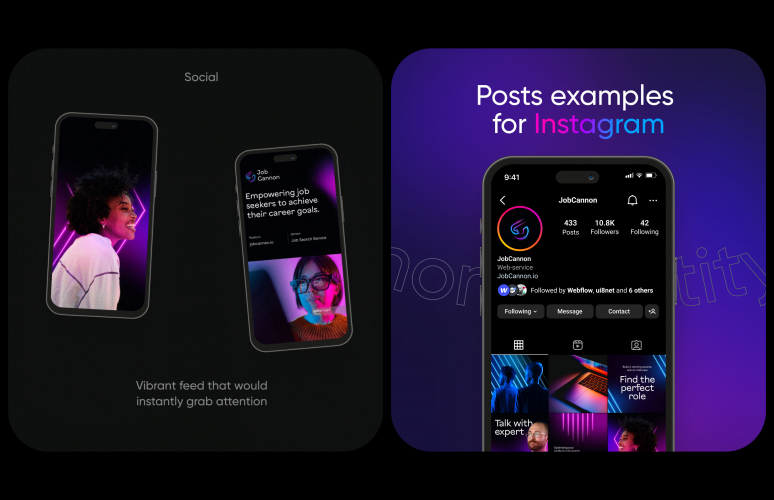 JobCannon AI HR — Visual Brand Identity screenshot 3