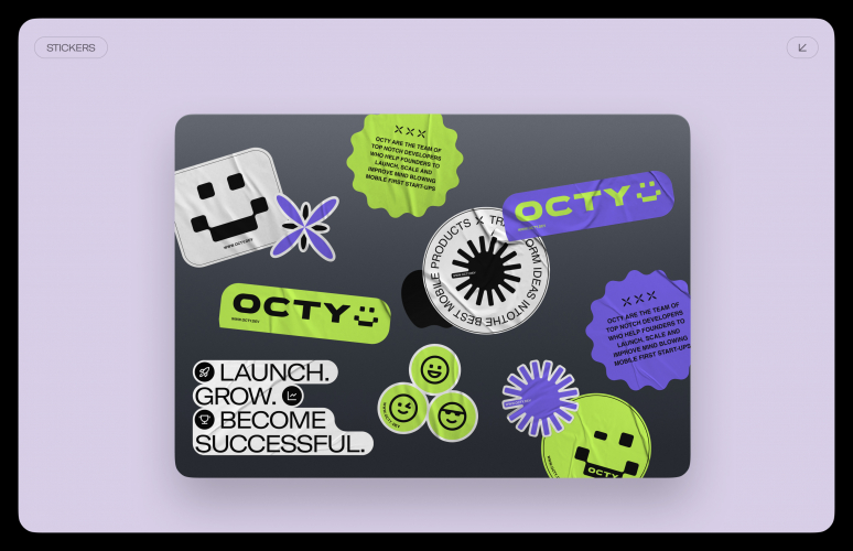 OCTY Branding & Website screenshot 3