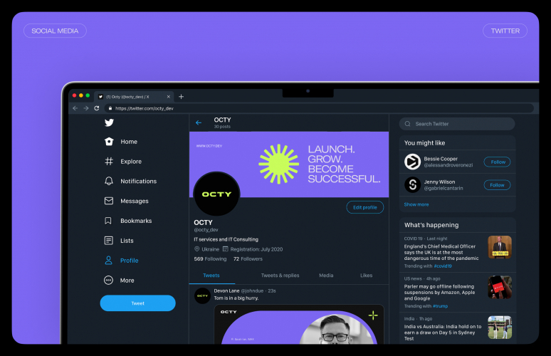 OCTY Branding & Website screenshot 5