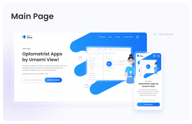 Umami View Website screenshot 3