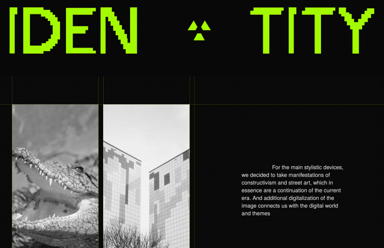 Radioactive Crocs Club. Website for NFT Collection screenshot 1
