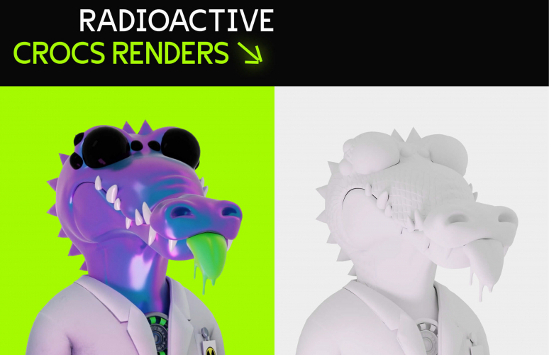 Radioactive Crocs Club. Website for NFT Collection screenshot 4