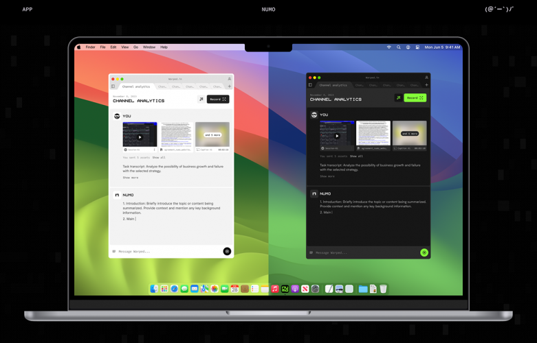 Numo – AI Screen Capturing Brand Identity screenshot 1