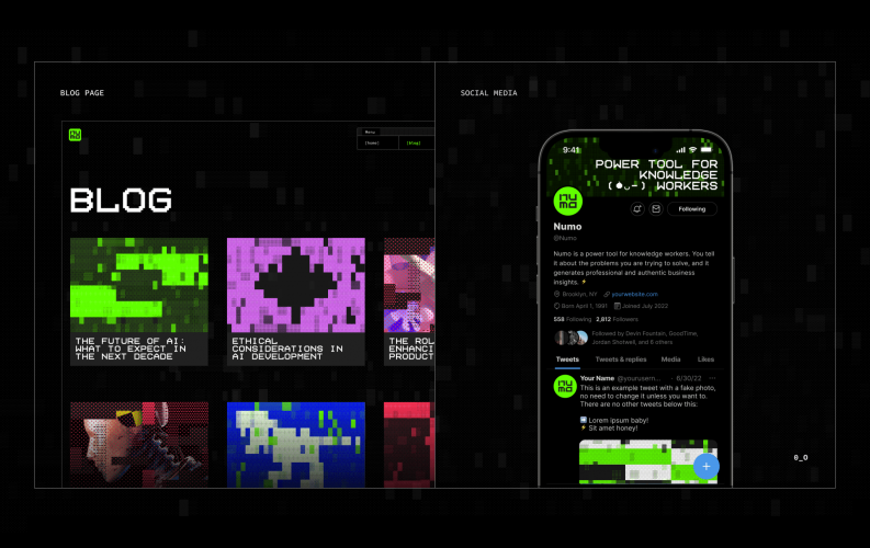 Numo – AI Screen Capturing Brand Identity screenshot 3