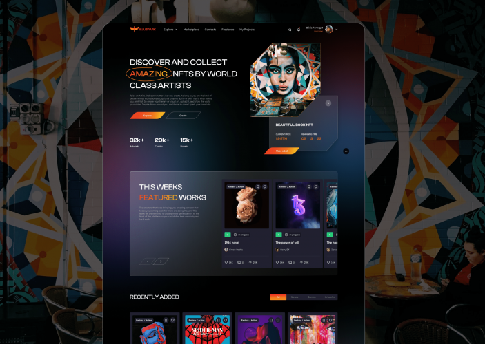 ILLUSPARK: Content Management Platform for artists screenshot 1