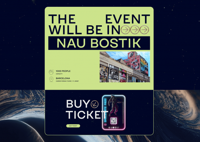 NFEST: Dynamic 3D Website for WEB3 Festival screenshot 1