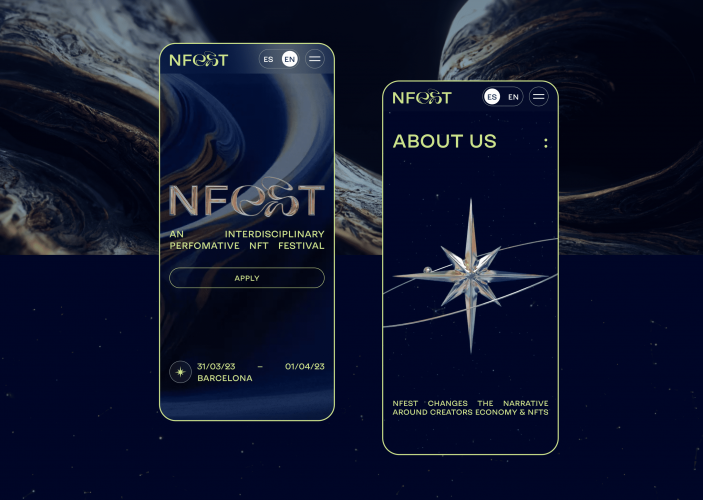 NFEST: Dynamic 3D Website for WEB3 Festival screenshot 5