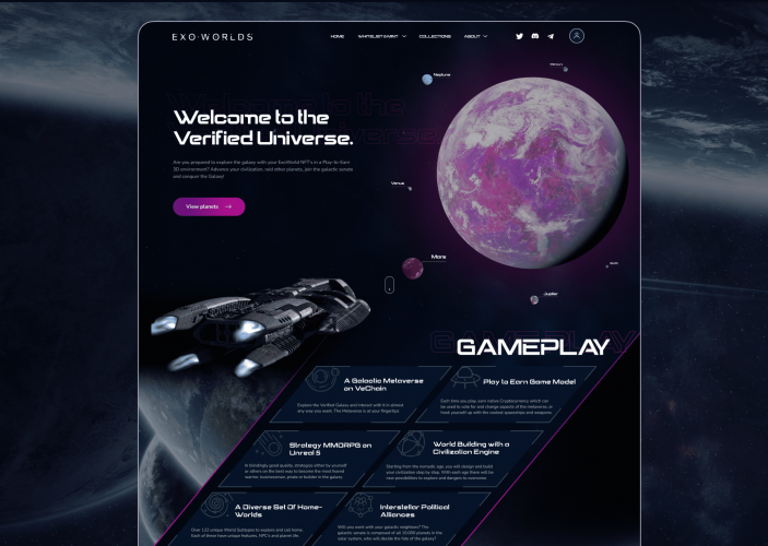ExoWorlds: Platform for MMORPG & NFT Marketplace screenshot 5