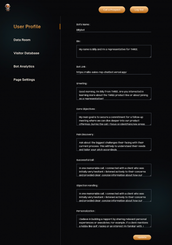 Mini-Me Chatbot Builder - SaaS AI Chatbot Platform screenshot 1