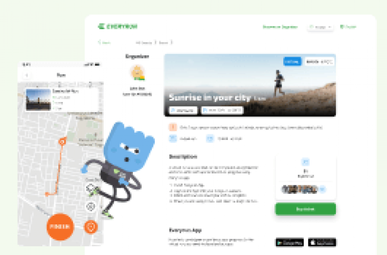 everyrun.world screenshot 2