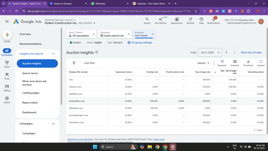 Hyders Construction Inc screenshot 1