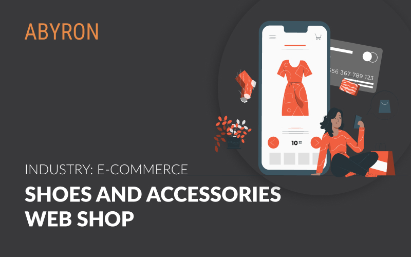 Shoes and accessories web shop screenshot 1