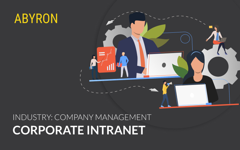 Corporate intranet screenshot 1