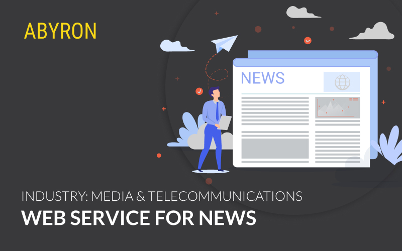 Web service for news screenshot 1