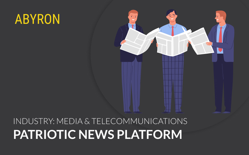 Patriotic news platform screenshot 1