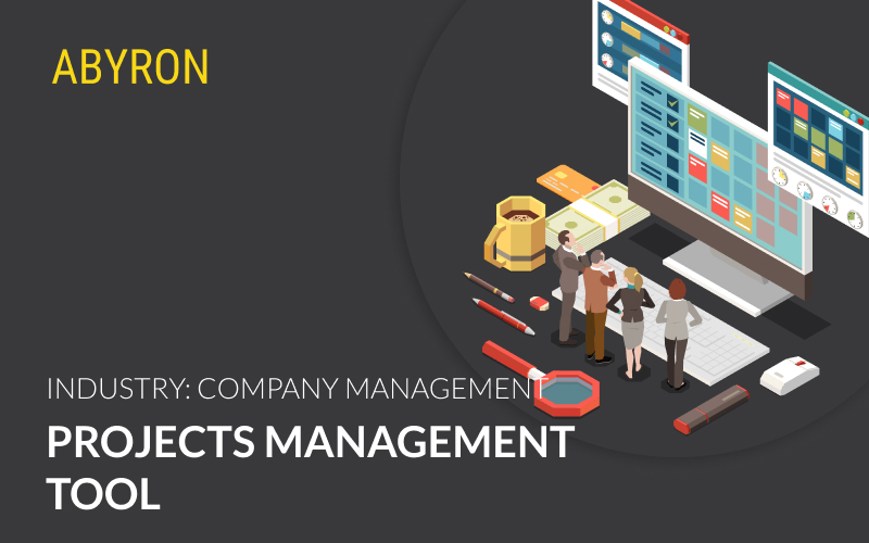 Projects management tool screenshot 1
