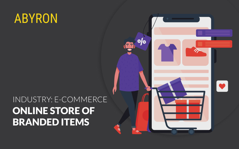 Online store of branded items screenshot 1