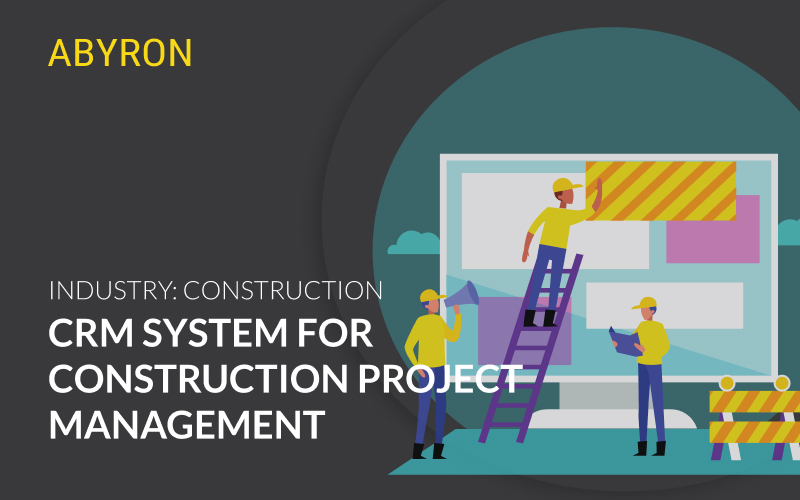 CRM system for construction project management screenshot 1