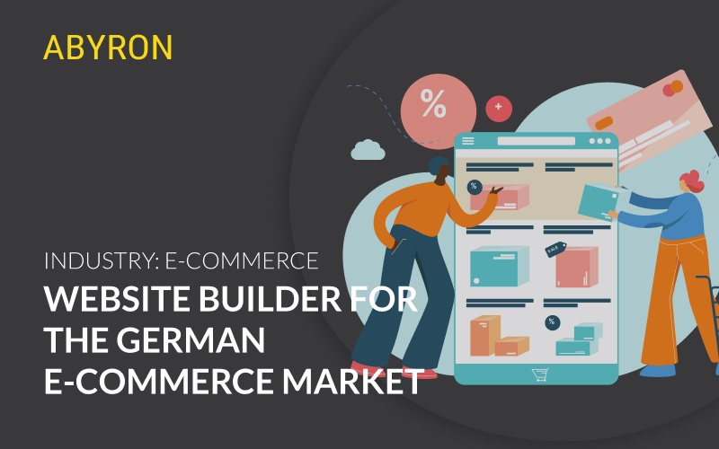 Website builder for the German e-commerce market screenshot 1