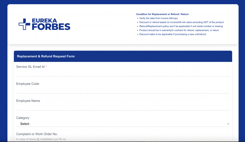 Eureka Forbes screenshot 2
