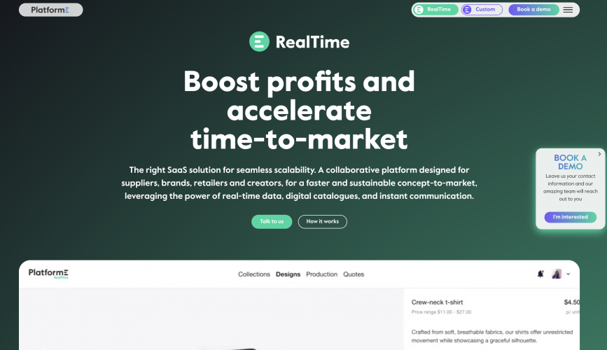 PlatformE - New product "Realtime"! screenshot 2