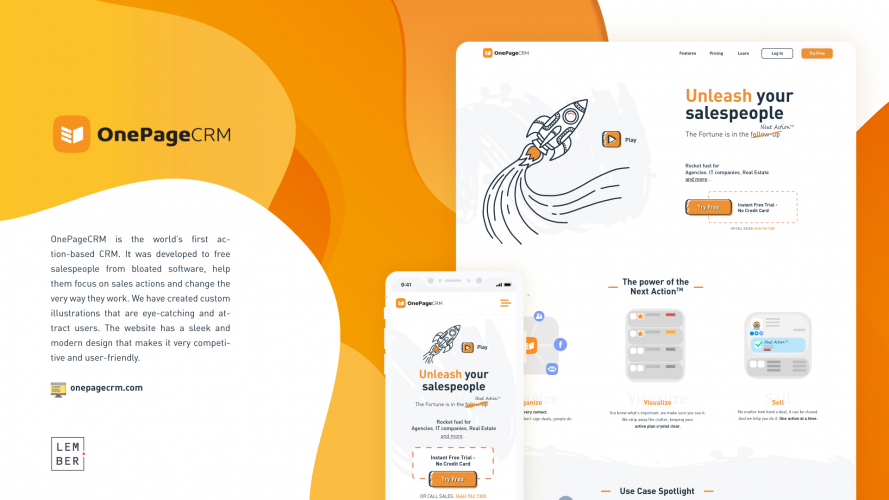 OnePage CRM screenshot 1