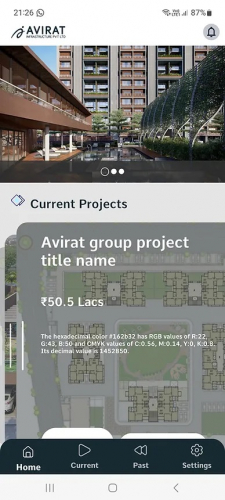 Mobile App for an Infrastructure Company screenshot 3