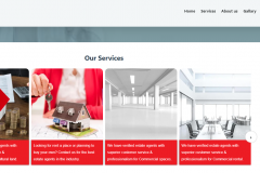 Website for a Real Estate Company