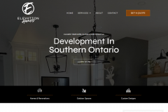 Elevation Homes - Web Design and Development