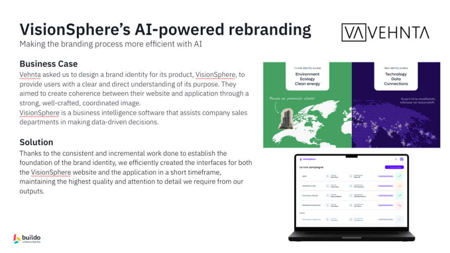 VisionSpheres AI-powered rebranding screenshot 1