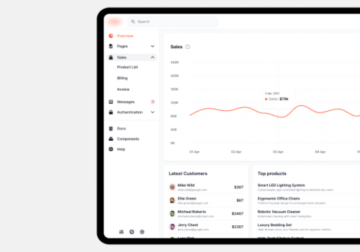 WMS for home goods retailer screenshot 1