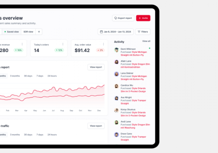 WMS for fashion retailer screenshot 1