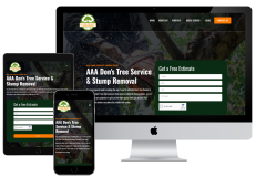 Web design for tree service