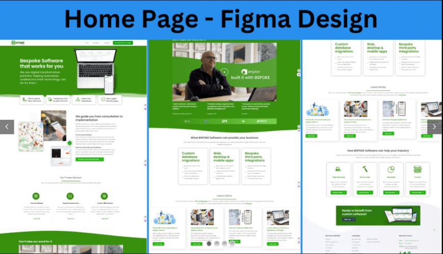 Bespoke Software Solutions Website Update screenshot 1