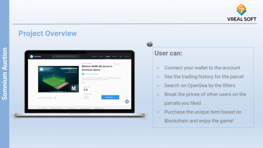 Somnium Space - Web Application screenshot 3