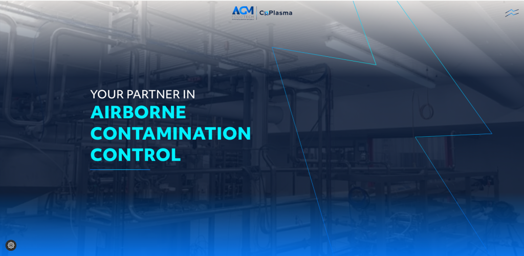 Website for AGM FoodTech screenshot 1