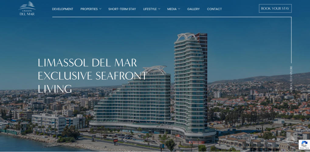 Web Design Limassol Del Mar screenshot 1