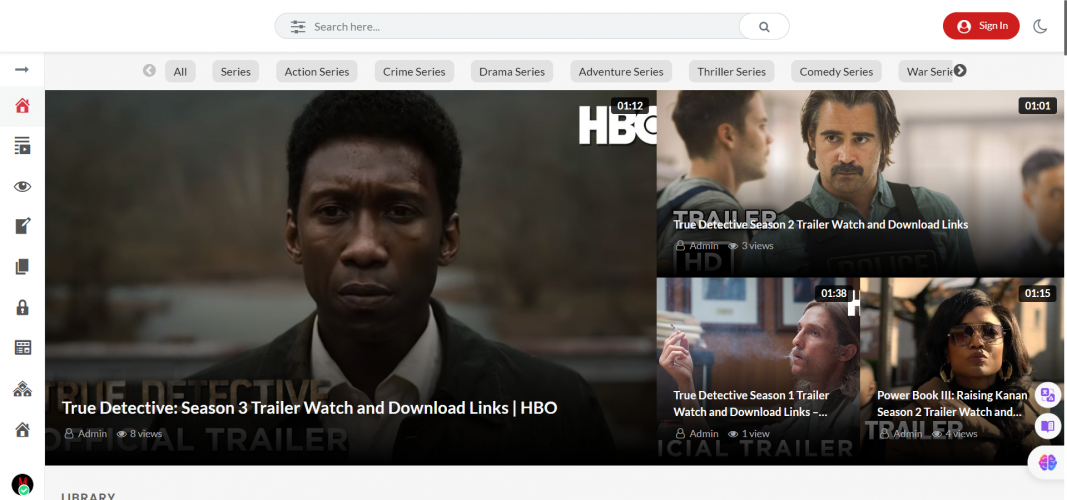 Video Streaming Website like YouTube screenshot 2