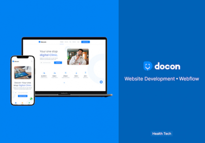 Product Design & Website Development for Docon screenshot 1
