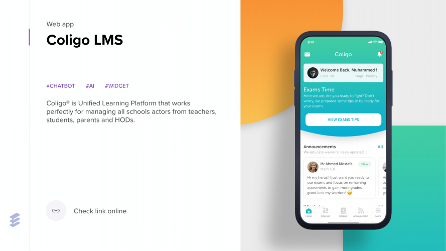 Coligo LMS screenshot 2