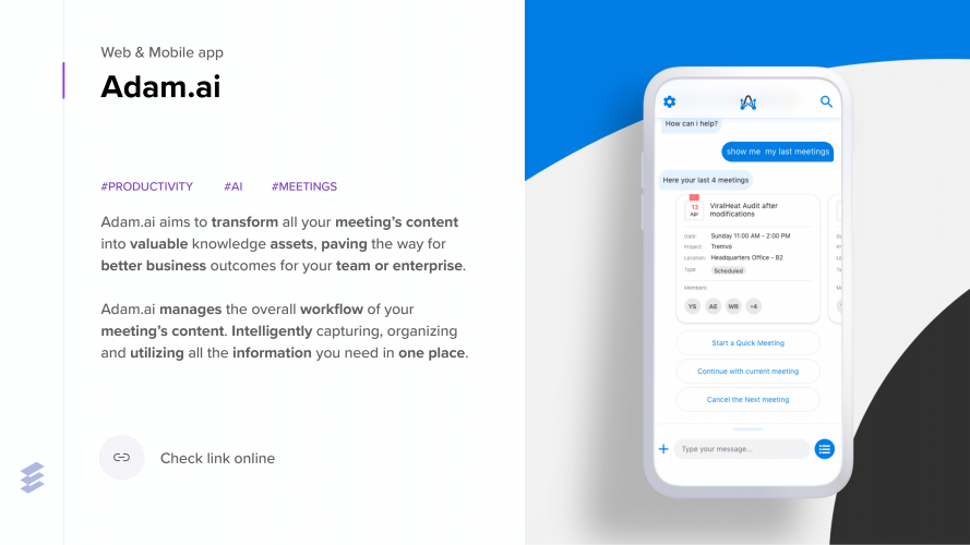 Adam.ai screenshot 1
