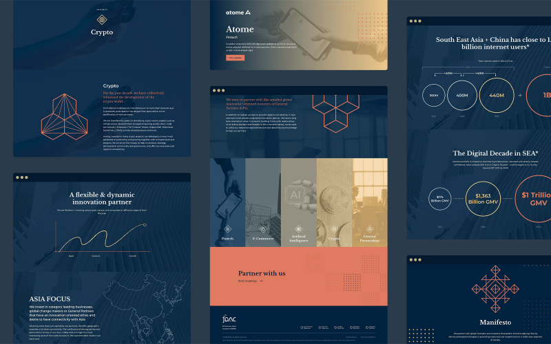 JDAC website design & development and brand identity screenshot 1