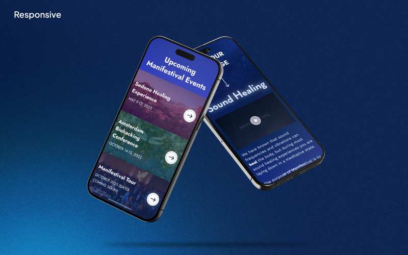 Visual identity for a spiritual health and wellness festival screenshot 4